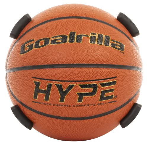 Silverback Basketball Holder Compatible with Men's, Women's, Youth Basketballs, Soccer Balls, Volleyballs, and Kickballs,Black