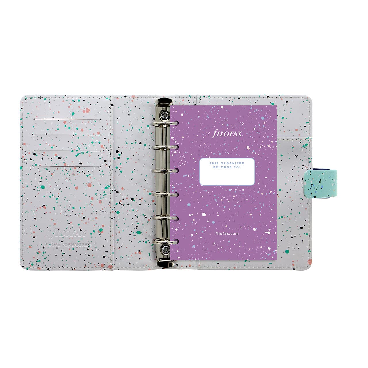 Filofax Pocket Expressions Mint Organiser, 21-028728