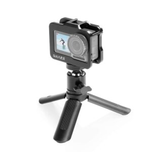 Cage with Selfie Grip Tripod for DJI Osmo Action Camera