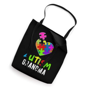 Autism Awareness Grandma Tote Bag