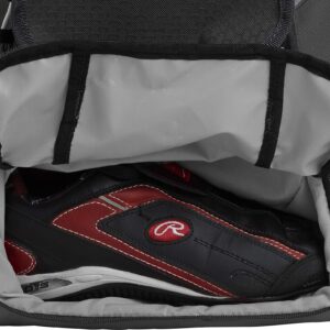 Rawlings | IMPULSE Backpack Equipment Bag | Baseball/Softball | Black