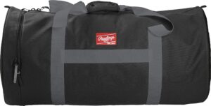 rawlings | throwback duffle equipment bag | baseball/softball | black