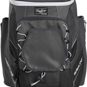 Rawlings | IMPULSE Backpack Equipment Bag | Baseball/Softball | Black