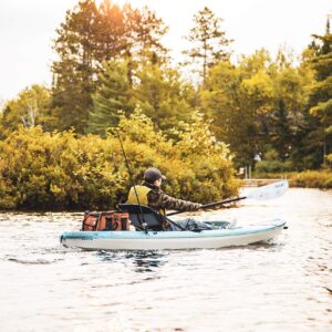 Pelican Sport - Poseidon Angler Kayak Paddle - Granite - 250cm (98.5 in.) - Anti-Slip Coating Aluminum Shaft & Fiberglass Reinforced Polypropylene Blades - 0/65° Blade Angle - PS1977-00