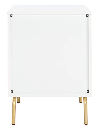 Safavieh NST5002D, 18" W x 15.7" L x 24" H, White/White Washed