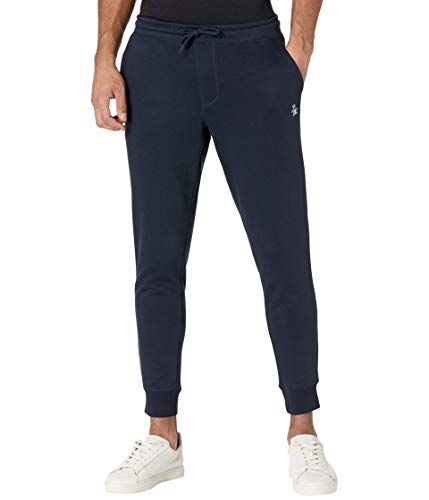 Original Penguin Men's Sticker Pete Fleece Jogger Pant, Dark Sapphire, XX Large