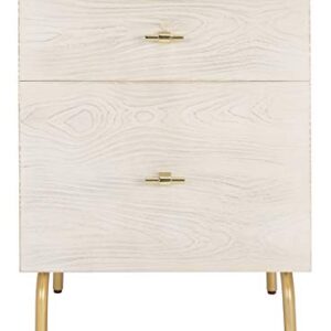 Safavieh NST5002D, 18" W x 15.7" L x 24" H, White/White Washed