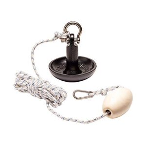 newport premium 15lb mushroom anchor kit w/bag, rope, buoy, & stainless hardware