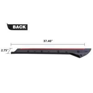 PIT66 Front Windshield Trim Compatible with 2011-2019 Ford Explorer Molding Pillar Front Left Driver Side Outer