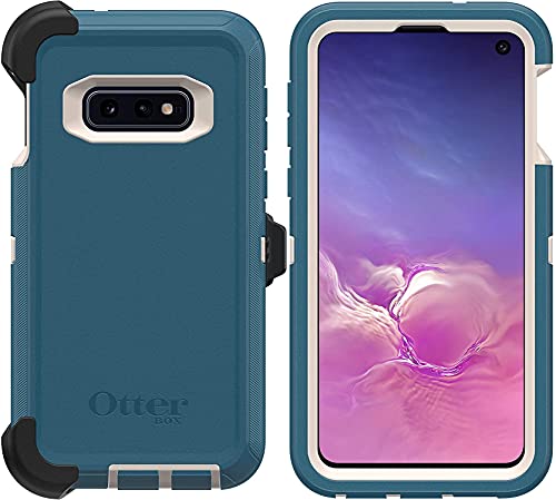 OtterBox Defender Series Screenless Edition Case for Samsung Galaxy S10E - Case Only - Belt Clip Holster Not Included - Non-Retail Packaging - Big Sur