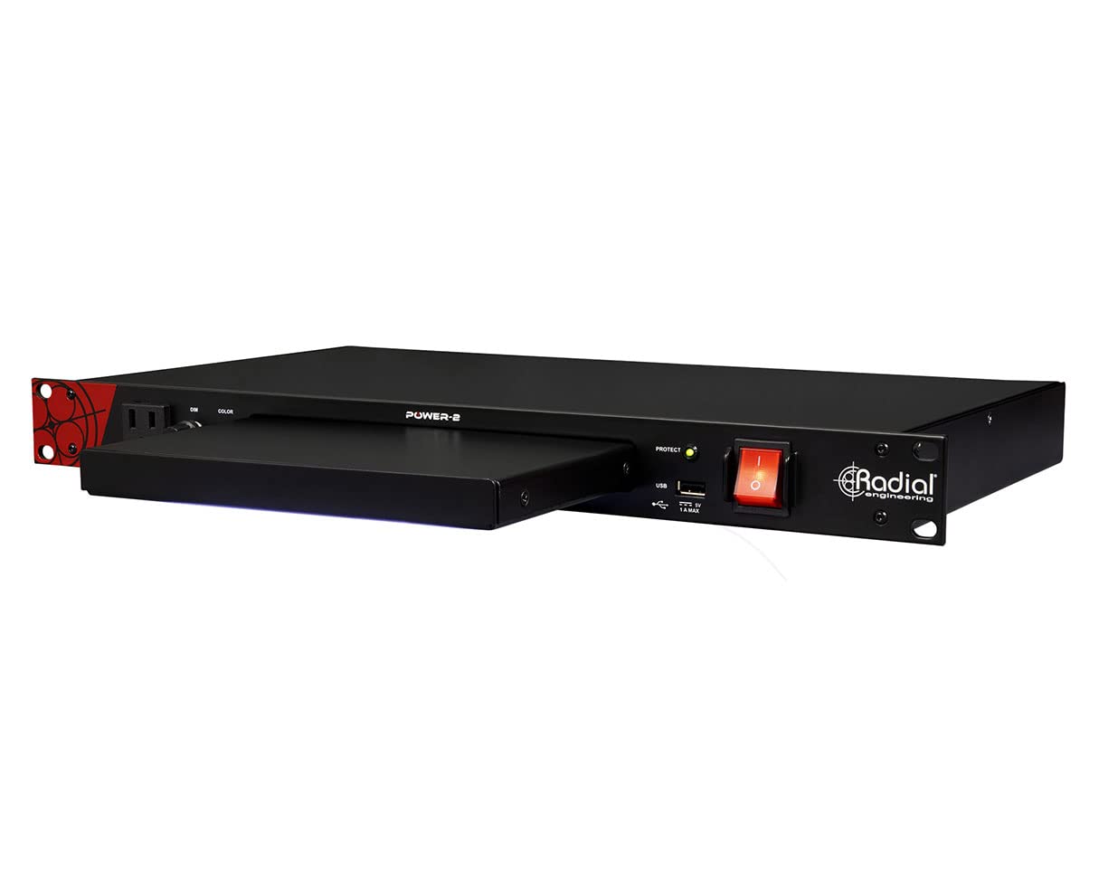 Radial Power-2 19" Rack Mount Power Conditioner & Surge Supressor w/LED Lighting