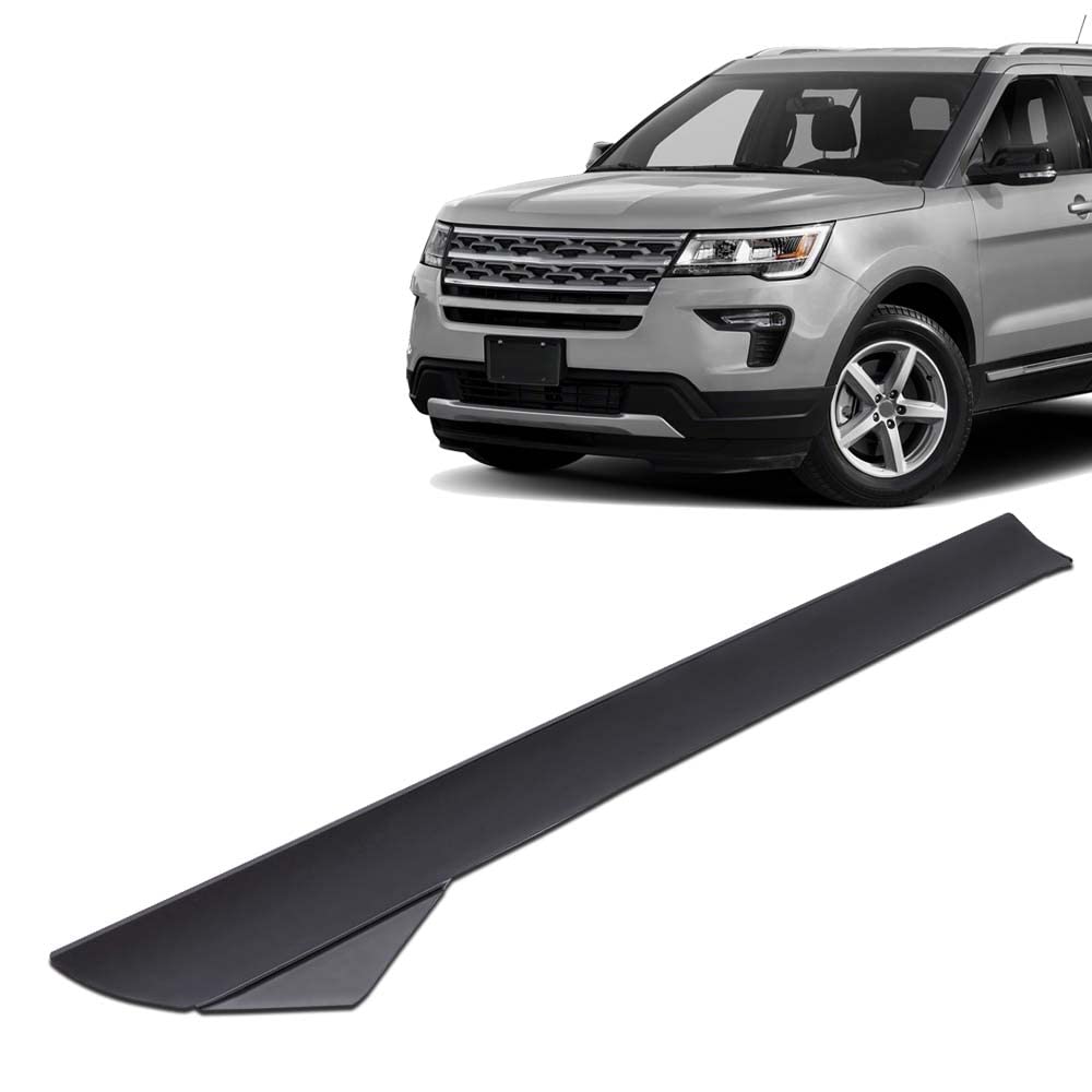 PIT66 Front Windshield Trim Compatible with 2011-2019 Ford Explorer Molding Pillar Front Left Driver Side Outer