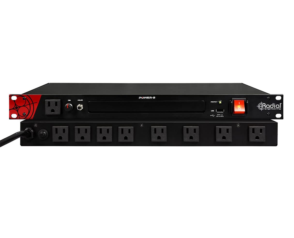 Radial Power-2 19" Rack Mount Power Conditioner & Surge Supressor w/LED Lighting