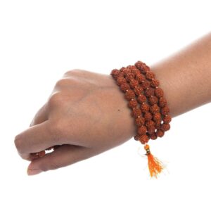 Wonder Care Certified Rudraksha Mala 5face(Panchmukhi) Authentic Genuine Rudraksha Beads Ornament Rosary Japa Mala Beads Necklace Puja | Prayer Beads | Meditation Beads (Rudraksha 10mm)