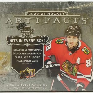 2020/21 Upper Deck Artifacts NHL Hockey HOBBY box (8 pks/bx)