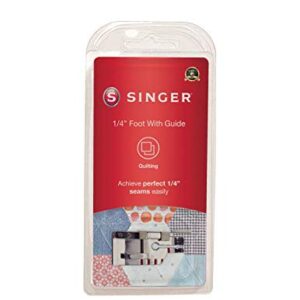 SINGER | 1/4" Presser Foot with Guide - Sewing Made Easy