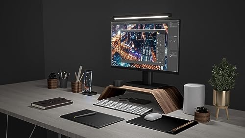 Xiaomi Mi Computer Monitor Light Bar - Easy Installation, Extra Computer Lighting w/o Taking Desktop Space, w/Wireless Remote Control Adjusting Lights Easily