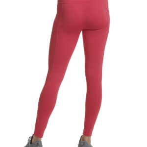 Spalding Women's Activewear 28 inch Inseam Legging with Pockets, Azalea, L