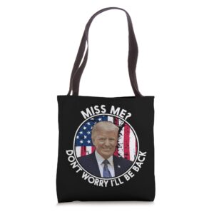 donald trump for president in 2024 gift campaign re elect 47 tote bag