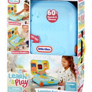 Little Tikes Learning Activity Suitcase Roll and Go Interactive LCD Screen w/Music Songs Sounds Travel Phrases, Learn Letters Numbers Shapes, Gift for Preschool Kids, Toys for Boys Girls Ages 3 4 5+