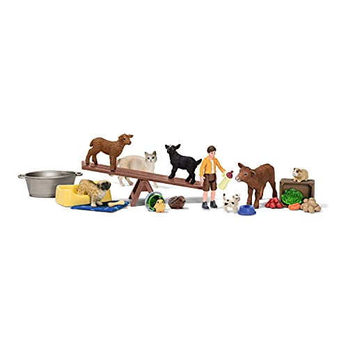 Schleich Farm World, 24-Piece Playset, Animal Toys for Girls and Boys 5-12 years old, Advent Calendar 2021