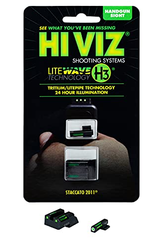 HIVIZ Lightwave H3 Tritium/Lightpipe Staccato Day/Night Sight