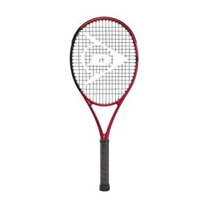 Dunlop Sports CX Team 275 Pre-Strung Tennis Racket, 3/8 Grip, red/Black