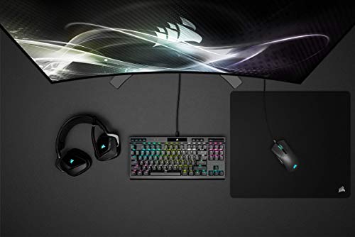 CORSAIR SABRE RGB PRO CHAMPION SERIES FPS/MOBA Gaming Mouse - Ergonomic Shape for Esports and Competitive Play - Ultra-Lightweight 74g - Flexible Paracord Cable,Black