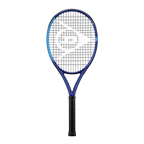 Dunlop Sports FX Team 270 Pre-Strung Tennis Racket, 1/4 Grip, Blue