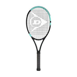 Dunlop Sports Team 260 Pre-Strung Tennis Racket, 3/8 Grip, Black/Blue