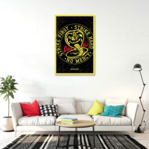 POSTER STOP ONLINE Cobra Kai - TV Show Poster (Emblem/Logo) (Size: 24" x 36")