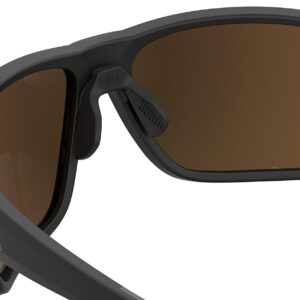 Under Armour Men's UA 0004/S Rectangular Sunglasses, Matte Black Blue/Blue Multi, 65mm, 16mm