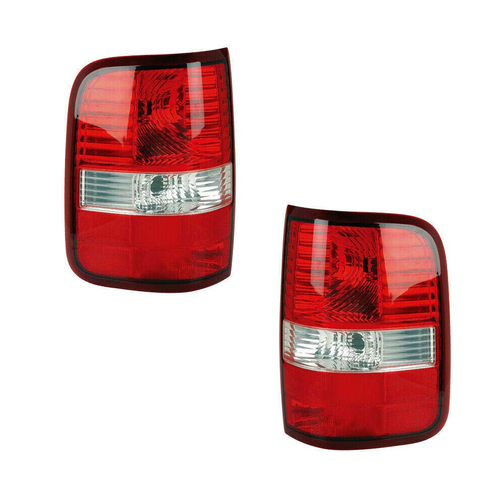 Replacement Rear Tail Lamp Right & Left Pair Set Mechanics Choice for Ford F-150 2004-2008 (Styleside)