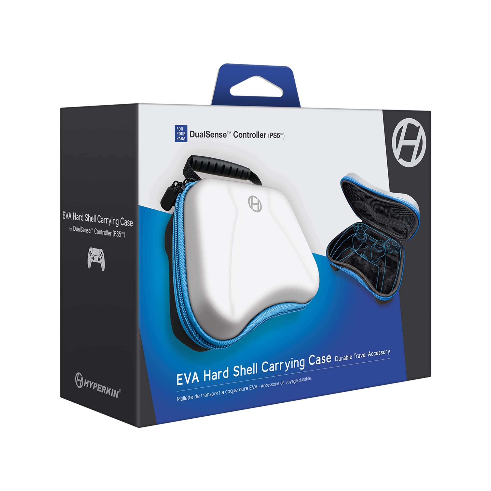 Hyperkin EVA Hard Shell Carrying Case for Dualsense (PS5) (White) - PlayStation 5