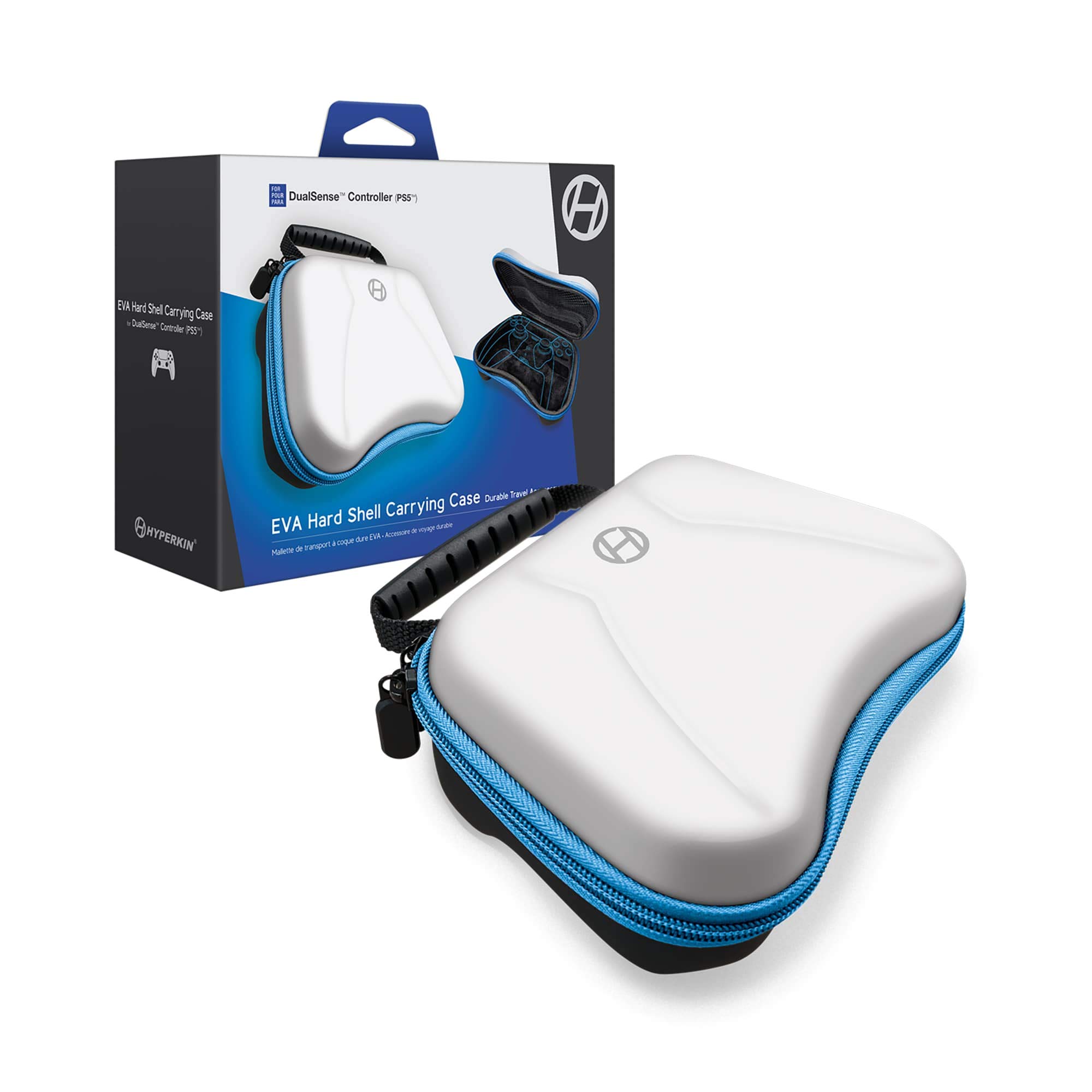 Hyperkin EVA Hard Shell Carrying Case for Dualsense (PS5) (White) - PlayStation 5