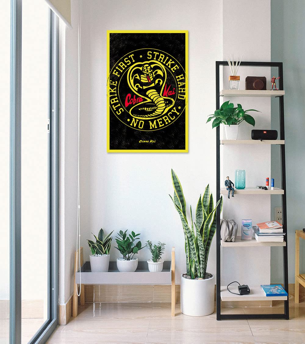 POSTER STOP ONLINE Cobra Kai - TV Show Poster (Emblem/Logo) (Size: 24" x 36")