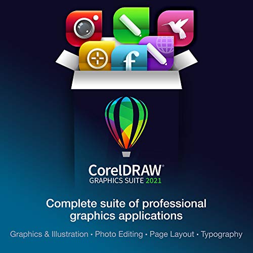 CorelDRAW Graphics Suite 2021 | Education Edition | Graphic Design Software for Professionals | Vector Illustration, Layout, and Image Editing [PC Disc] [Old Version]