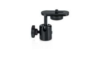 gator frameworks camera mount mic stand adapter with ball-and-socket head (gfw-mic-camera-mt)