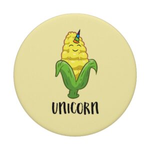 Funny Uni Corn Unicorn Corn Lovers Corn Farmer PopSockets Swappable PopGrip