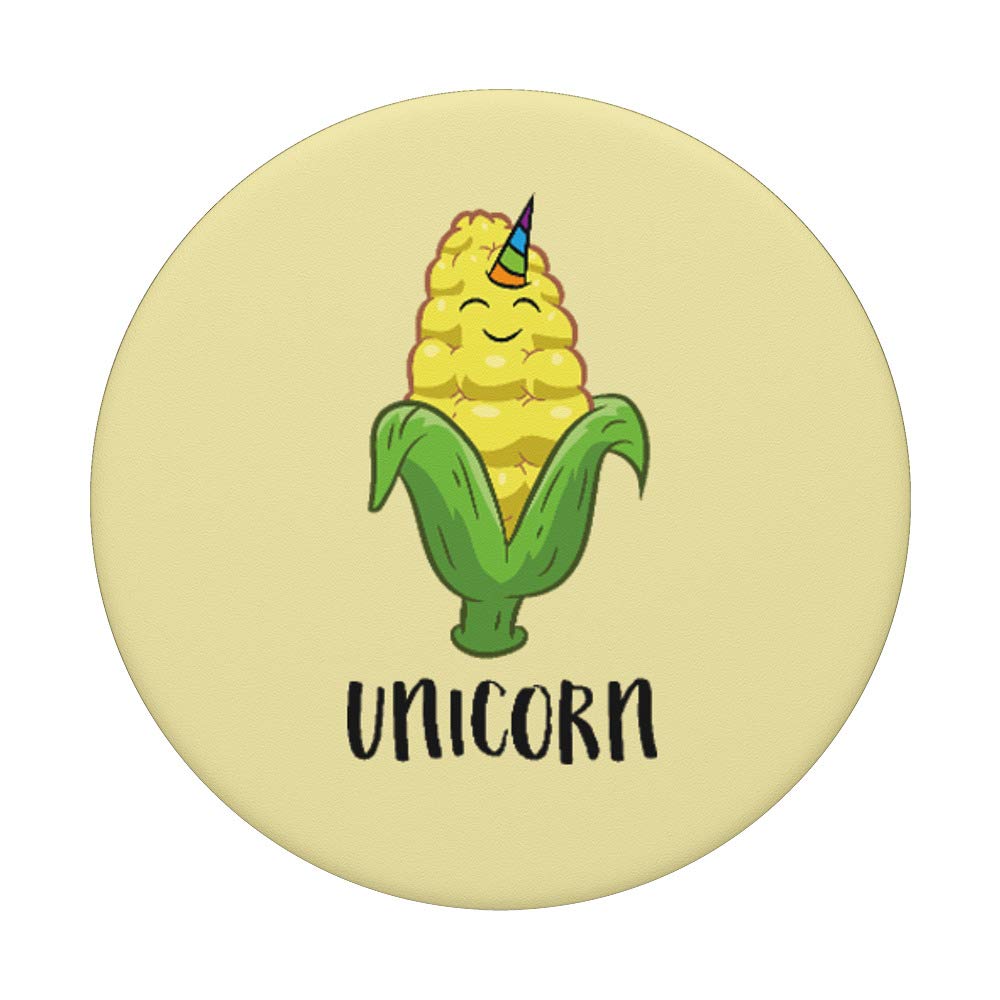 Funny Uni Corn Unicorn Corn Lovers Corn Farmer PopSockets Swappable PopGrip