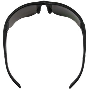 Epoch Eyewear Grunt Tactical Shooting Range Safety Sunglasses with Black Frames with Smoke Lenses