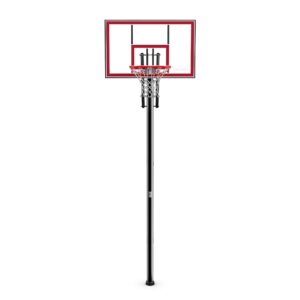 Spalding 44" Shatter-Proof Polycarbonate Pro Glide® Lite In-Ground Basketball Hoop