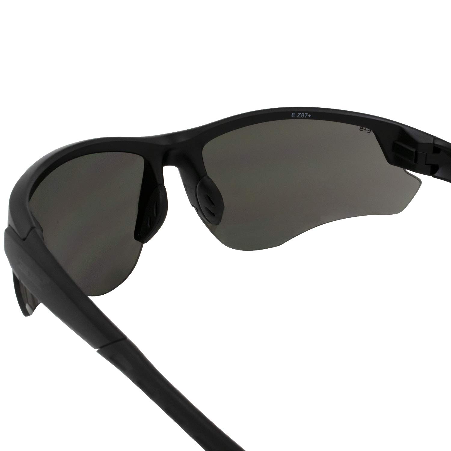 Epoch Eyewear Grunt Tactical Shooting Range Safety Sunglasses with Black Frames with Smoke Lenses