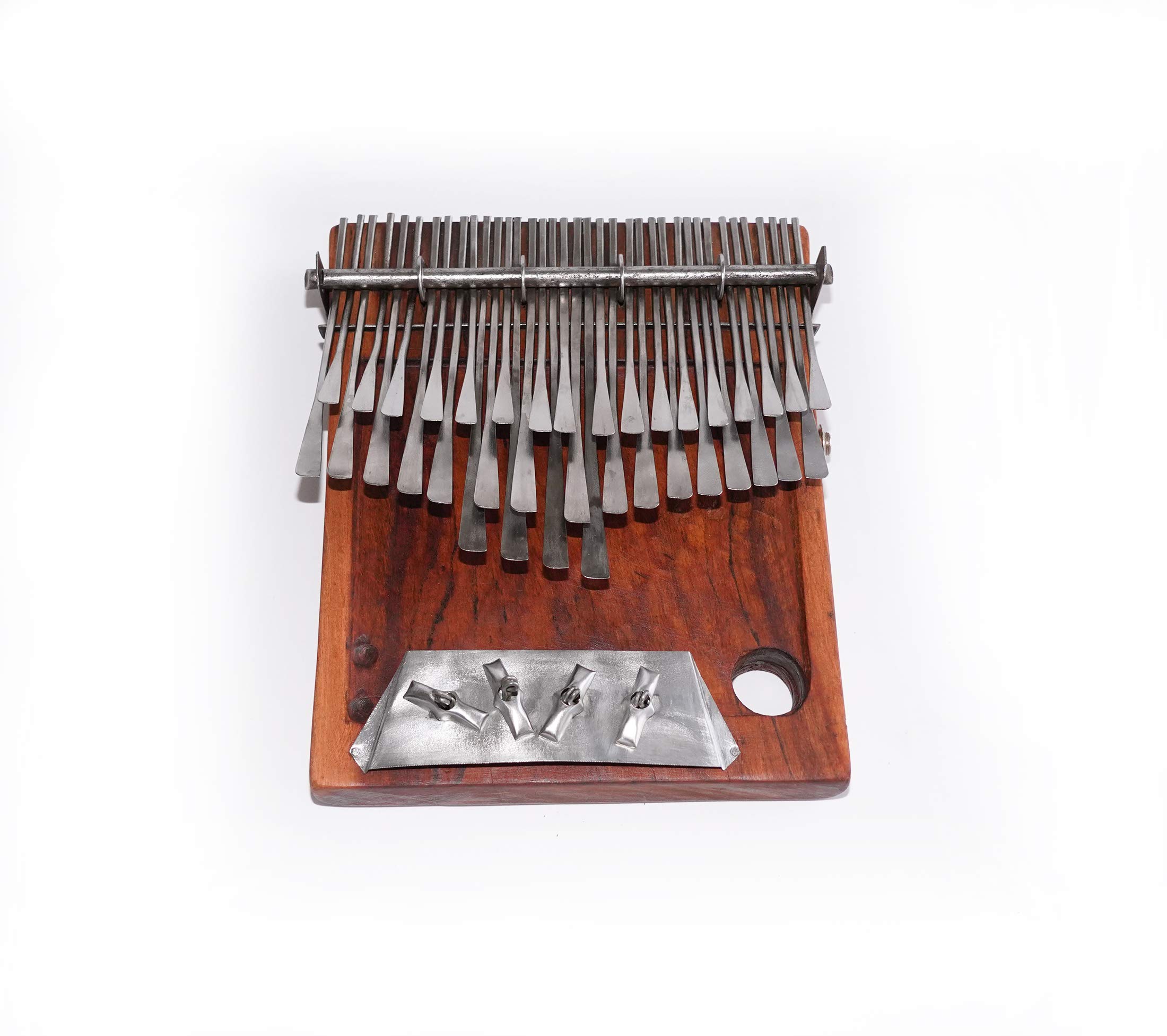 37 Key Shona Njari ELECTRIC Mbira - Triple Sensor Pickup - Finger Piano Kalimba Handmade in Zimbabwe