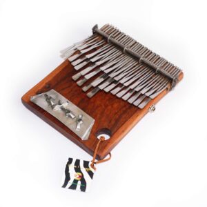 37 Key Shona Njari ELECTRIC Mbira - Triple Sensor Pickup - Finger Piano Kalimba Handmade in Zimbabwe