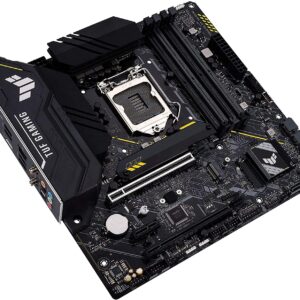 ASUS TUF GAMING B560M-PLUS WIFI LGA1200 (Intel®11th/10th Gen) Micro ATX gaming motherboard (PCIe 4.0, 2X M.2 slots,8+1 Power stages, 2.5Gb LAN, WiFi 6, USB 3.2 Type-C®, Thunderbolt™ 4 support)