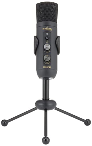 Marantz Professional MPM-4000U Podcast Mic - USB Condenser Microphone With Mixer and Headphone Output for Podcasting, Live Streaming, YouTube Projects