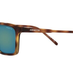 ARNETTE Man Sunglasses Havana Frame, Emerald Iridium Lenses, 56MM