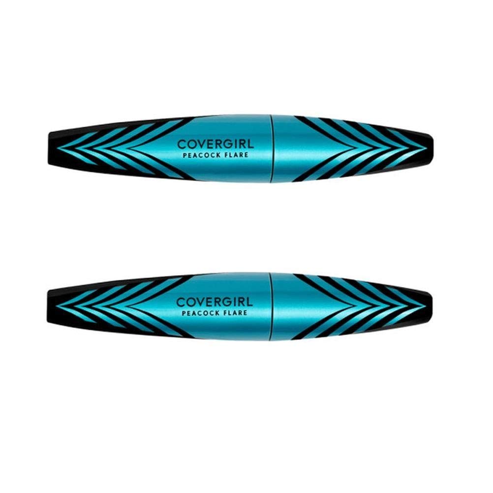 Pack of 2 CoverGirl Peacock Flare Mascara, Intense Black 7902