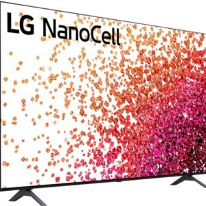 LG NanoCell 75 Series 65” Alexa built-in 4k Smart TV (3840 x 2160), 60Hz Refresh Rate, AI-Powered 4K Ultra HD, Active HDR, HDR10, HLG (65NANO75UPA, 2021)